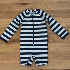 Hanna Andersson | Rash Guard \ Navy/White Stripes | size 86cm (2T)